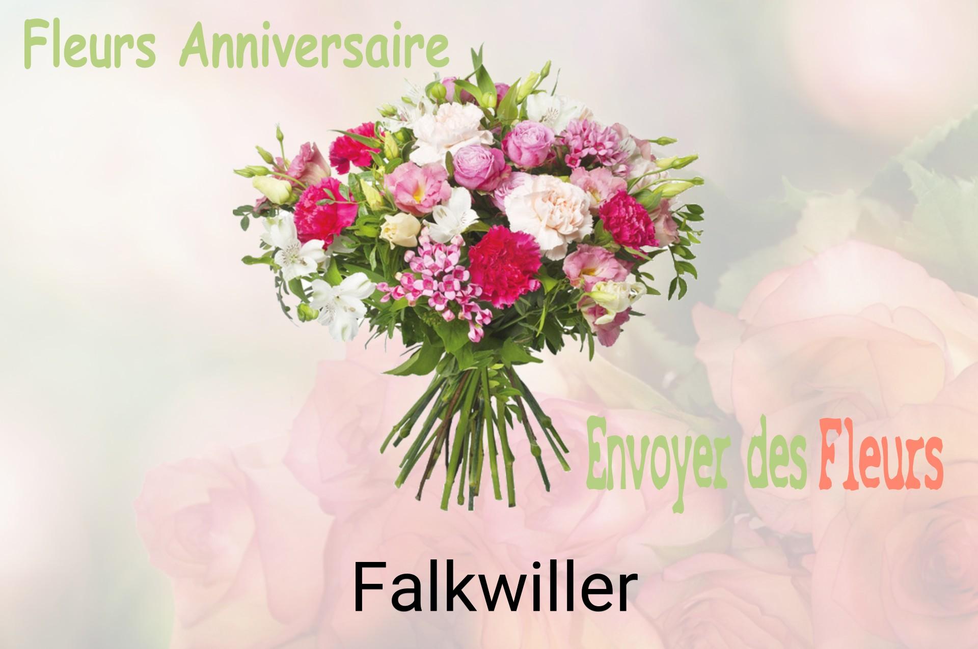 Bouquet de fleurs d’anniversaire livré à Falkwiller