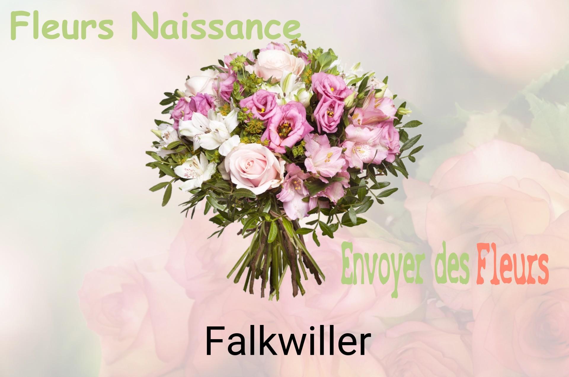 Bouquet de fleurs de naissance livré à Falkwiller