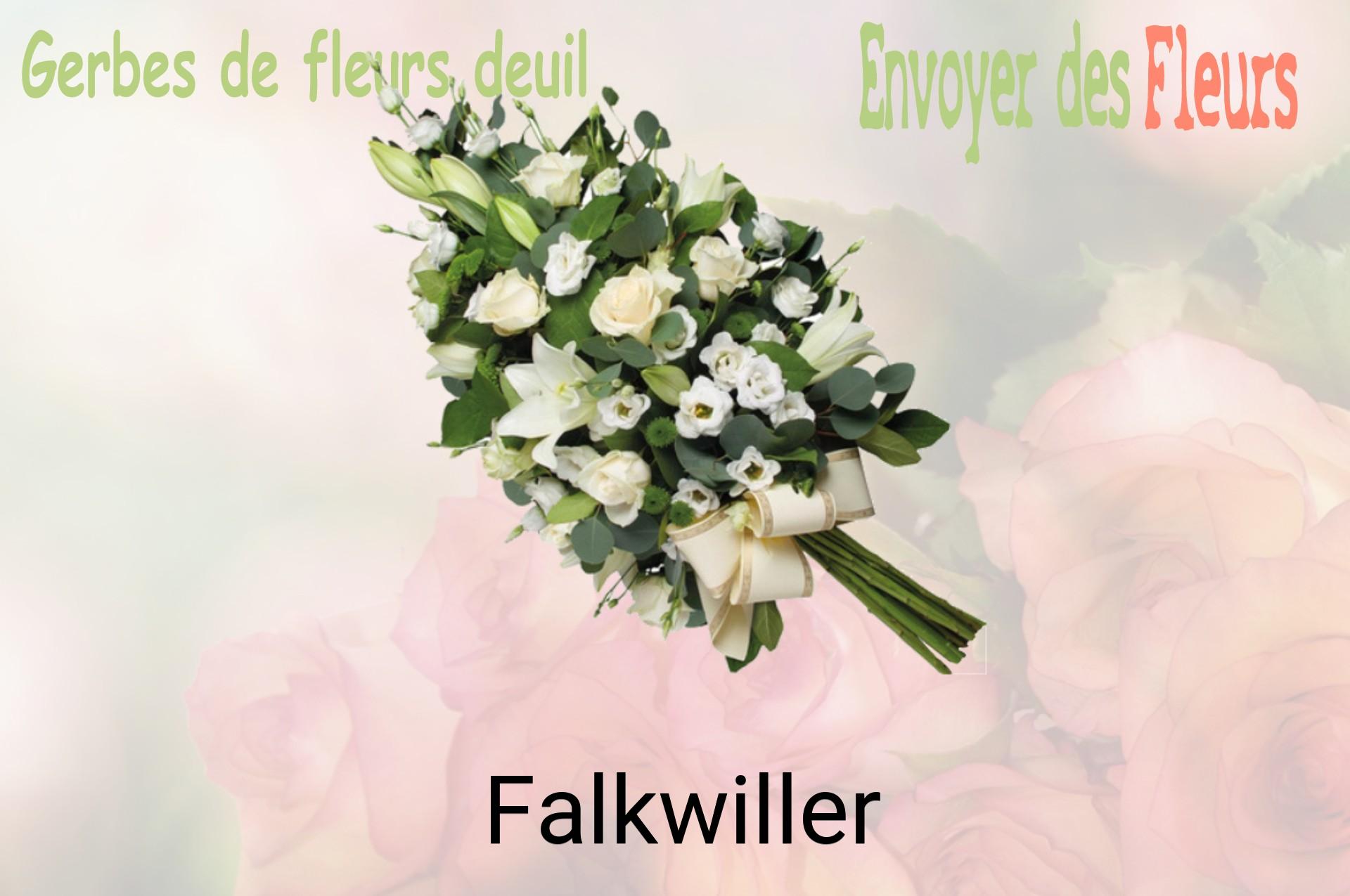 Gerbe de fleurs de deuil livrée à Falkwiller